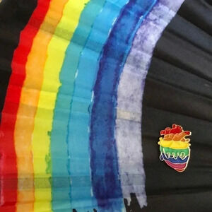 🌈 4/$20 Pride Rainbow Heart Love Enamel Pin 🌈